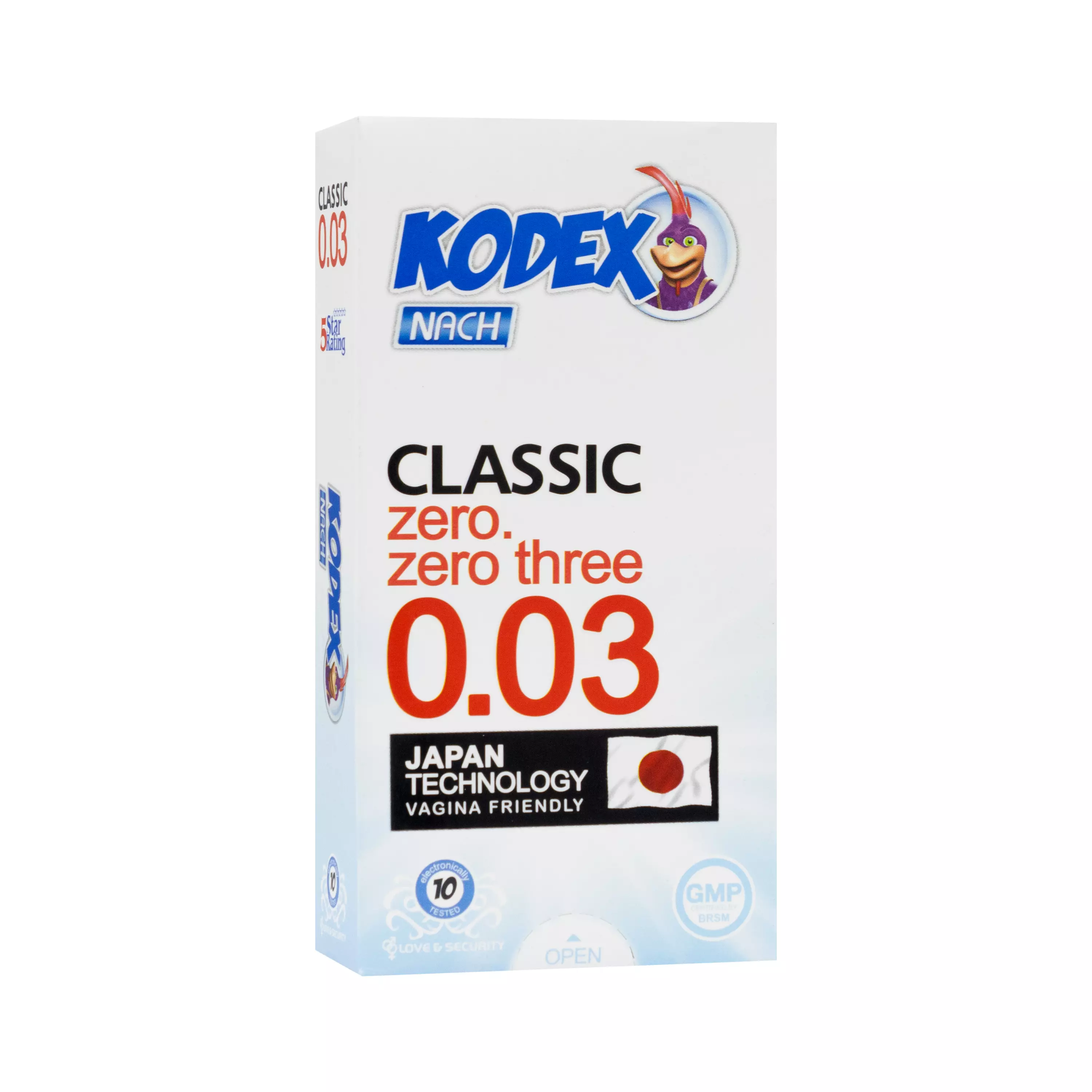 کاندوم Classic zero zero three 0.03 بسته 10 عددی ناچ کدکس